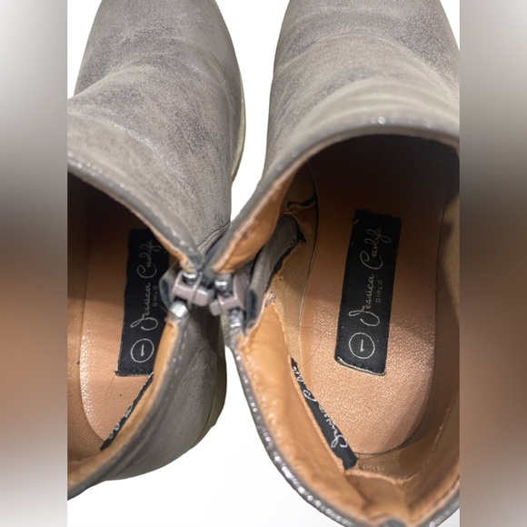 Jessica Carlyle boots for girls, color gray, size 1 - Picture 6 of 7